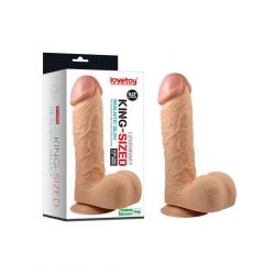 LoveToy - King-Sized Dildo 9 23 cm - Realistische Dildo - Nude