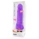 Seven Creations Silicone Classic Vibe With Clit Stim Purple