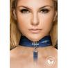 Denim Collar with Leash