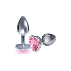 Bejeweled - Stainless Steel Butt Plug with Heart