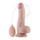 LoveToy - Soft Ejaculation Cock met Ballen 8 20 cm - Squirting Dildo - Nude