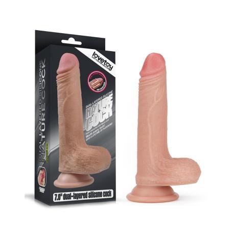 LoveToy - Realistische Dildo 7 18 cm - Nude