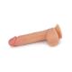 LoveToy - Roterende Realistische Dildo 8.5 21.5 cm - Nude