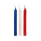 Rimba Bondage Play - Hot Wax SM Candles (3 pieces) - Blue, White Red