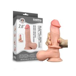 LoveToy - Sliding Skin Dildo 7.8 19.8 cm - Nude