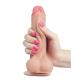 LoveToy - Sliding Skin Dildo 7 18 cm - Nude