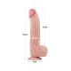 LoveToy - Sliding Skin Dildo 31 cm - Nude