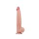 LoveToy - Sliding Skin Dildo 34 cm - Nude