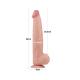 LoveToy - Sliding Skin Dildo 34 cm - Nude