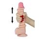 LoveToy - Sliding Skin Dildo 9.0 23 cm (Ø 4 CM) - Nude