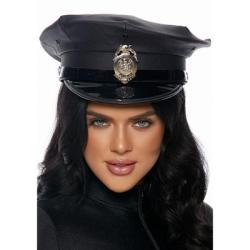 Vinyl Police Cap - One Size