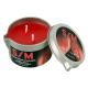 S M Candle in a Tin red 100 g