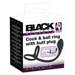 Black Velvets Cock Ball ring