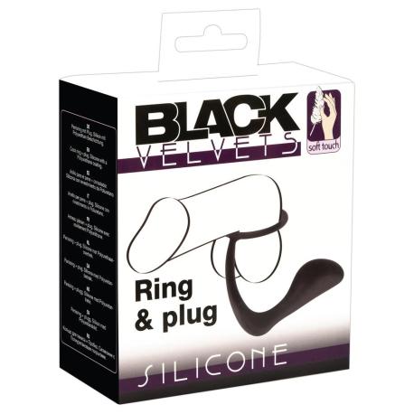 Black Velvets Ring Plug