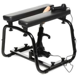 Deluxe Bangin Bench with Sex Machine - Black