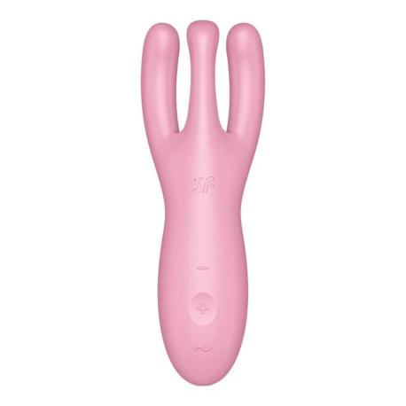 Satisfyer Threesome 4 Vibrator Connect App Pink