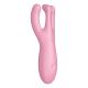 Satisfyer Threesome 4 Vibrator Connect App Pink