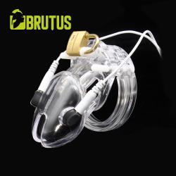 BRUTUS VOLT - Electro Chastity Cage Clear