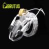 BRUTUS VOLT - Electro Chastity Cage Clear