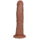 Vibrating Regular Curved Cock - 8 20,5 cm - Tan