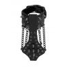 Bracelet with Spikes and Chains