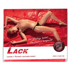 Vinyl Bed Sheet red 200x230cm