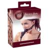 Imitate leather dildo gag