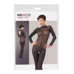 Catsuit with Lace Collar S M
