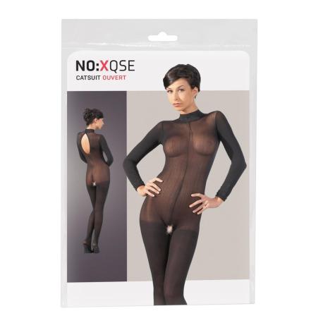 Catsuit with Lace Collar S M
