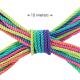 Polyester Bondage Rope - 32.8 ft 10 m - Multicolor Bright