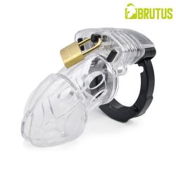 BRUTUS ALPHA - Chastity Cage Clear