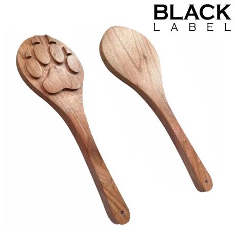 Wooden Wolf Paw Paddle