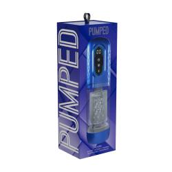 Vortex - Suction Rotation and Thrusting Masturbator Pump - Metallic Blue