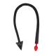 Silicone Anal Plug Devil s Tail - Black Red