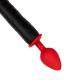 Silicone Anal Plug Devil s Tail - Black Red
