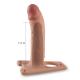 LoveToy - Strap-On Harness met Dildo 8 20 cm - Nude