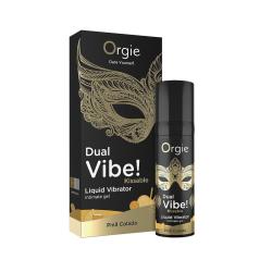 Dual Vibe! Kissable Liquid Vibrator - Pina Colada - 0.5 fl oz 15 ml