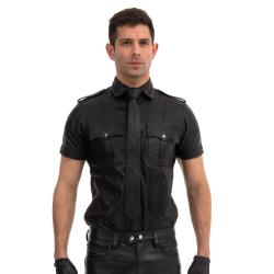 Prowler RED Police Shirt Black Medium
