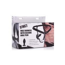 Men s Harness with Silicone Butt Plug