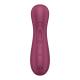 Pro 2 Generation 3 - Double Air Pulse Vibrator - Liquid Air and Connect App - Wine Red