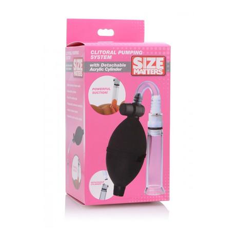 Size Matters - Clitoral Pump System with Detachable Acrylic Cylinder
