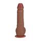 Vibrating and Thrusting Straight Cock with Balls - 8 20,5 cm - Tan