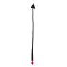 Silicone Anal Plug Devil s Tail - Black Red