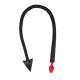 Silicone Anal Plug Devil s Tail - Black Red