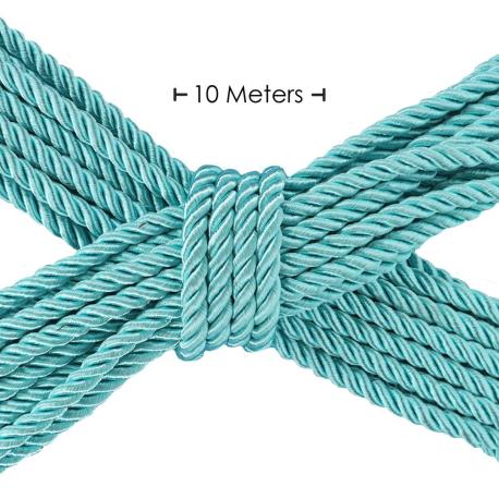 Polyester Bondage Rope - 32.8 ft 10 m - Blue
