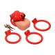 Bull - Chastity Cage - Red