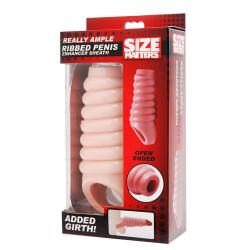 Really Spacious Ribbed Penis Enlargement Sleeve