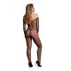 Bodystocking OffShoulder Neck - Fishnet Open - One Size - Black