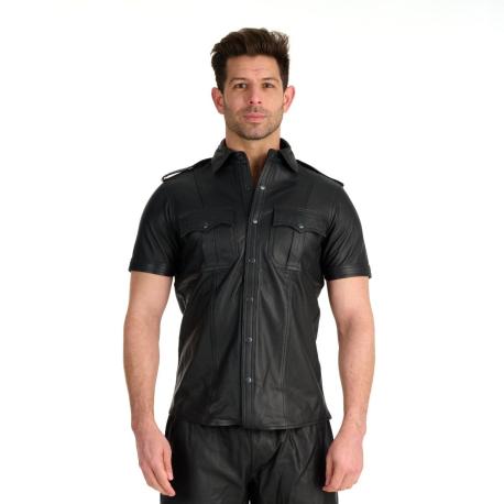 Prowler RED Police Shirt Black Medium