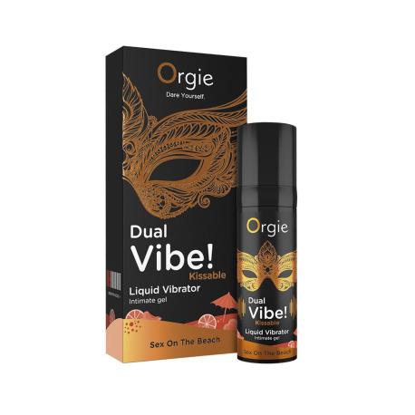 Dual Vibe! Kissable Liquid Vibrator - Sex On The Beach - 0.5 fl oz 15 ml